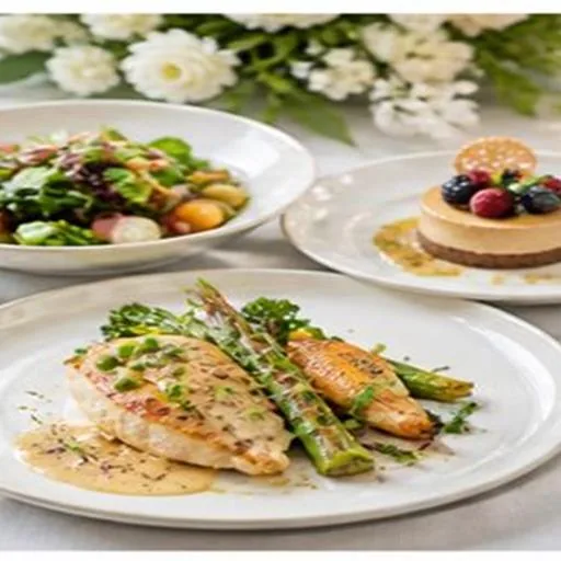 Yeşil Nesil Garden beyaz et set düğün menüsü